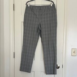 DKNY Women’s Gray Plaid Dress Pants